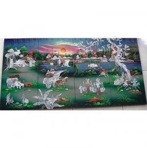 Tranh bộ đồng quê ốc
