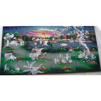 Tranh bộ đồng quê ốc