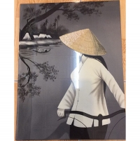 Tranh cô gái 3