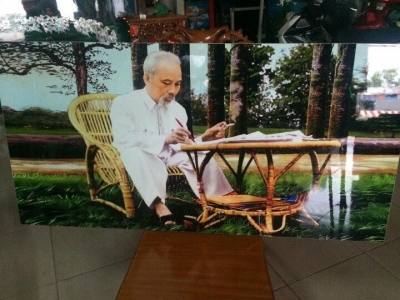 Tranh Sơn Mài Bác Hồ 06
