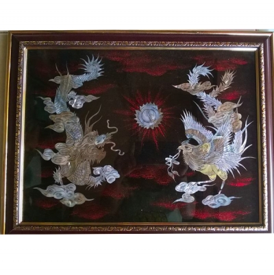 Tranh Long - Lân - Quy - Phụng 12