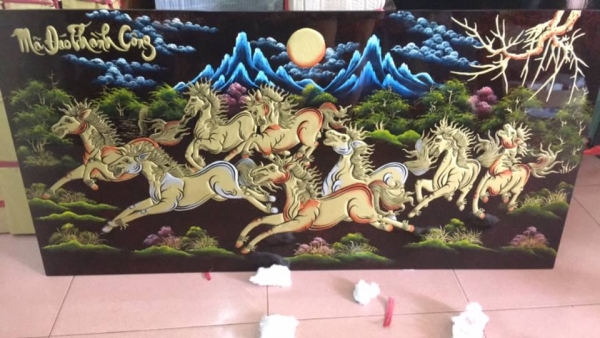 Tranh tăng tân gia, nhà mới 01