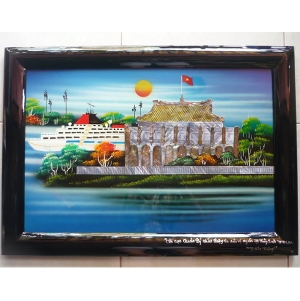 Tranh Sơn Mài Bác Hồ 05