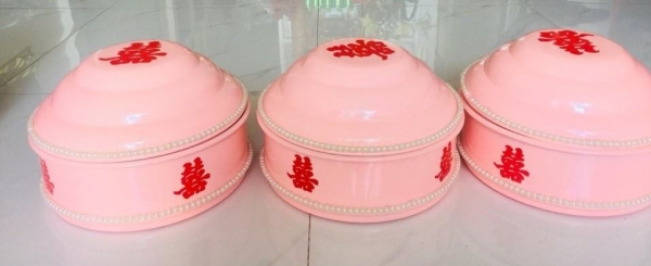 quả cưới Cam da dán hỷ 8